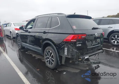 2021 Volkswagen Tiguan 2.0T Se/2.0T Se R-Line Black/2.0T Sel из США, поврежденный, VIN 3VV3B7AXXMM077720